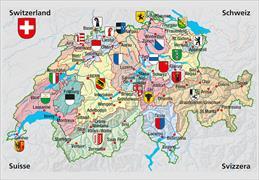 494; AK: Schweiz, Kantone und Wappen 'Hit'