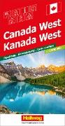 Kanada (West), Strassenkarte 1:2,5Mio. 1:2'500'000