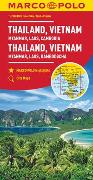 MARCO POLO Kontinentalkarte Thailand, Vietnam 1:2,5 Mio. 1:2'500'000